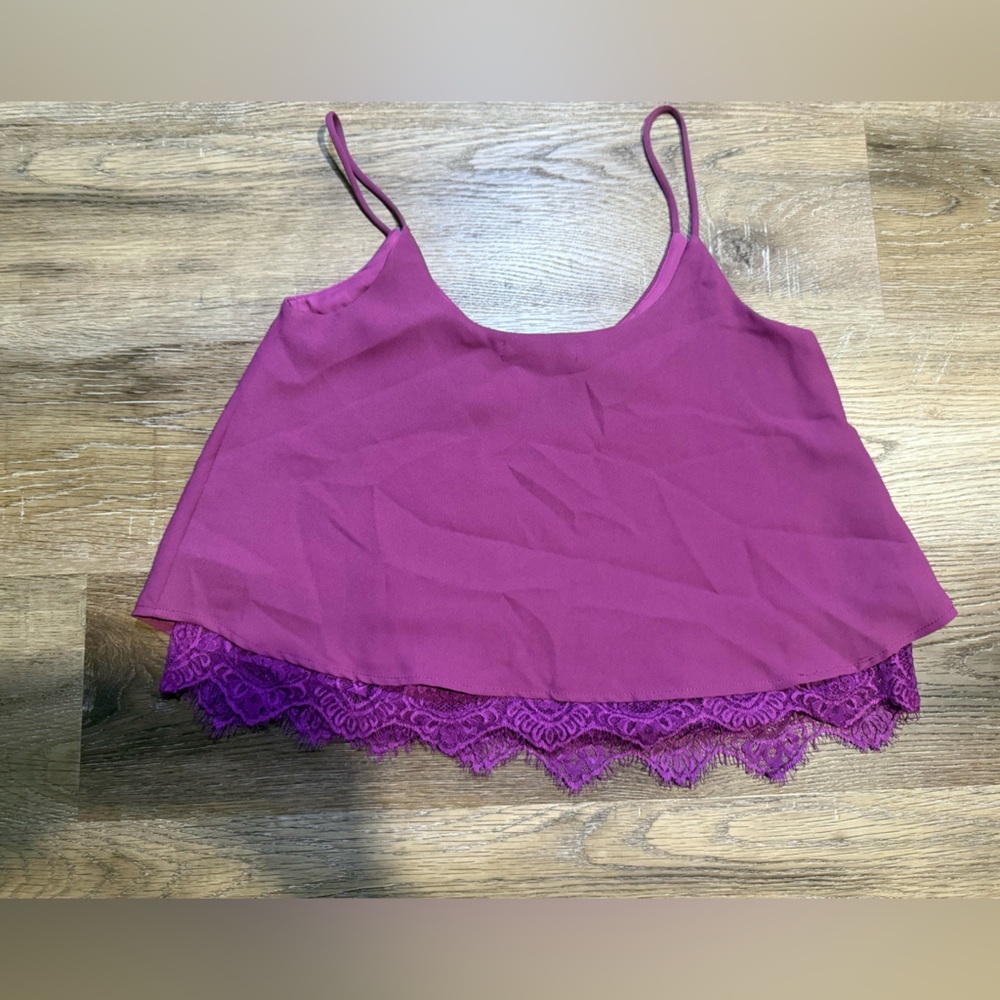 Harlowe & Graham Cropped Blouse - Picture 2 of 7